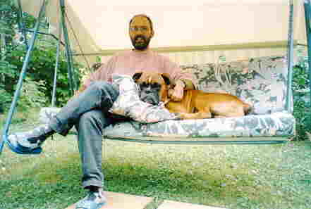 Cees and Leto the boxer